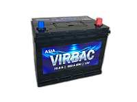  Аккумулятор VIRBAC (80D26L) 70 Ач 580 А обратная полярность