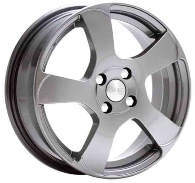 фото диска СКАД R16 ET45 DIA60,1 PCD:4/100 МАТОВЫЙ ЧЕРНЫЙ