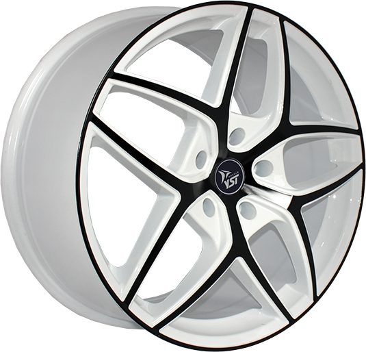 фото диска YST R15 ET40 DIA60,1 PCD:4/100 белый+черный