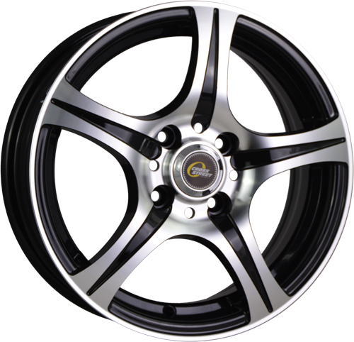 фото диска Cross Street R16 ET36 DIA60,1 PCD:4/100 черный полированный