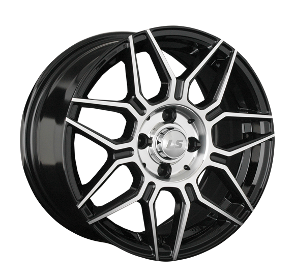 фото диска LS R15 ET40 DIA60,1 PCD:4/100 черный полированный