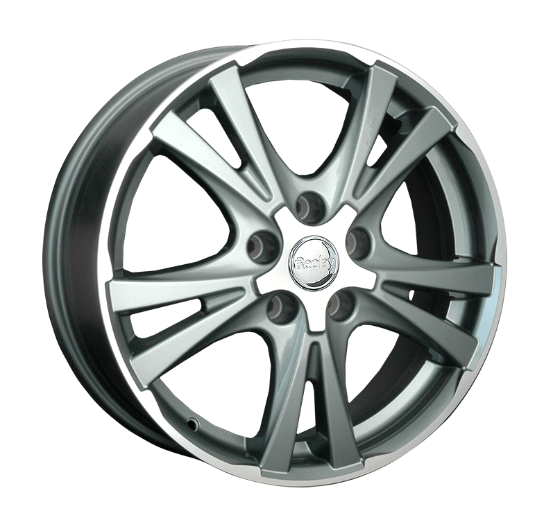 фото диска Replica Replay R17 ET46 DIA67,1 PCD:5/114,3 темно-серебристый с полировкой по лицевой части