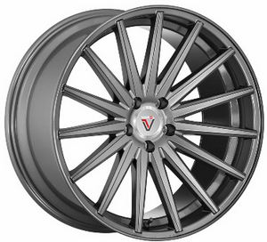фото диска VISSOL R20 ET42 DIA74,1 PCD:5/120 БЛЕСТЯШИЙ ГРАФИТОВЫЙ