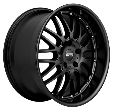 фото диска DOTZ R15 ET35 DIA60,1 PCD:4/100 черный матовый