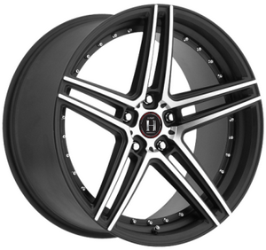 фото диска HARP R18 ET40 DIA72,6 PCD:5/114,3 Сатиновый черный полированный