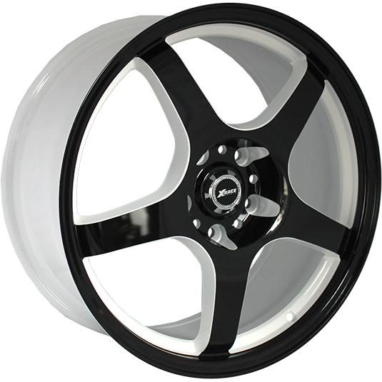 фото диска X-RACE R18 ET38 DIA56,6 PCD:5/105 белый+черный