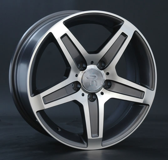 фото диска Replica Replay R16 ET33 DIA66,6 PCD:5/112 темно-серебристый с полировкой по лицевой части