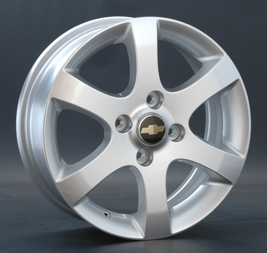 фото диска Replica LA R16 ET49 DIA56,6 PCD:4/114,3 серебро с черной полировкой