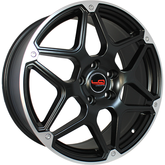 фото диска Replica LA R20 ET45 DIA63,3 PCD:5/108 черный матовый полированный