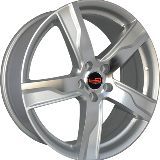 фото диска Replica LA R19 ET42 DIA63,3 PCD:5/108 СЕРЕБРИСТЫЙ  ПОЛНОСТЬЮ ПОЛИРОВАННЫЙ