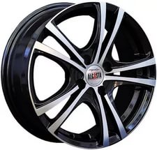 фото диска Alcasta R15 ET47 DIA57,1 PCD:5/112 черный полированный