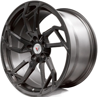 фото диска VISSOL R22 ET42 DIA66,6 PCD:5/112 черный матовый