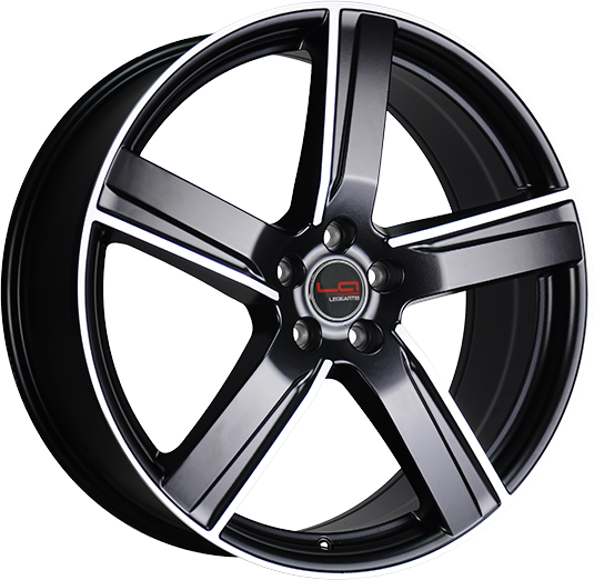 фото диска Replica LA R19 ET49 DIA67,1 PCD:5/108 черный матовый полированный