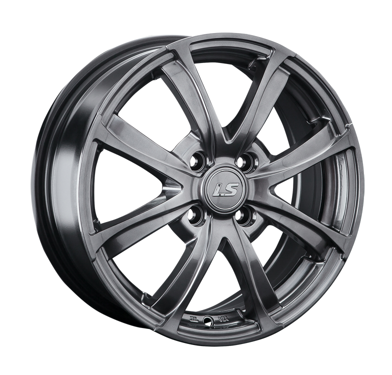 фото диска LS R15 ET48 DIA54,1 PCD:4/100 насыщенный темно-серебристый
