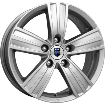 фото диска КиК R17 ET35 DIA67,1 PCD:5/114,3 темно-серебристый
