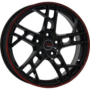 фото диска Replica LA R15 ET50 DIA60,1 PCD:4/100 черный полированный