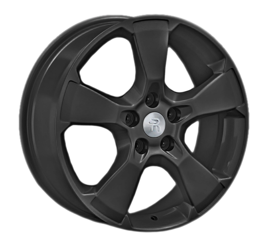 фото диска Replica LA R18 ET45 DIA70,1 PCD:5/115 черный матовый+красный