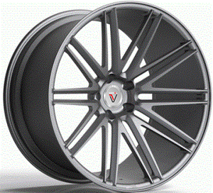 фото диска VISSOL R22 ET20 DIA71,6 PCD:5/115 БЛЕСТЯШИЙ ГРАФИТОВЫЙ