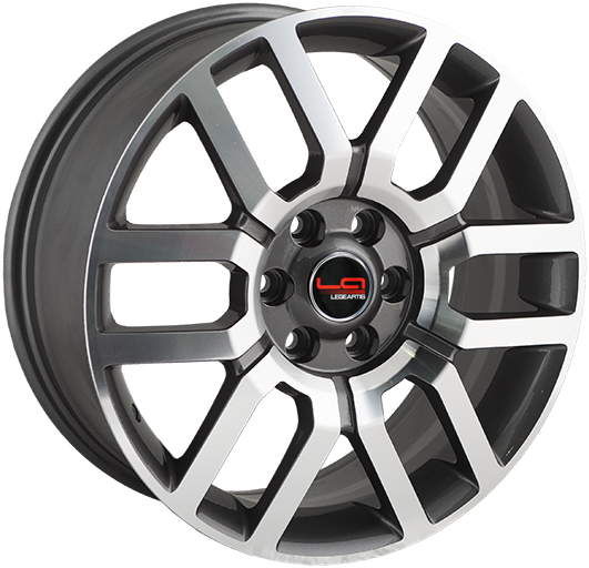 фото диска Replica LA R17 ET41 DIA67,1 PCD:5/114,3 насыщенный темно-серый полированный