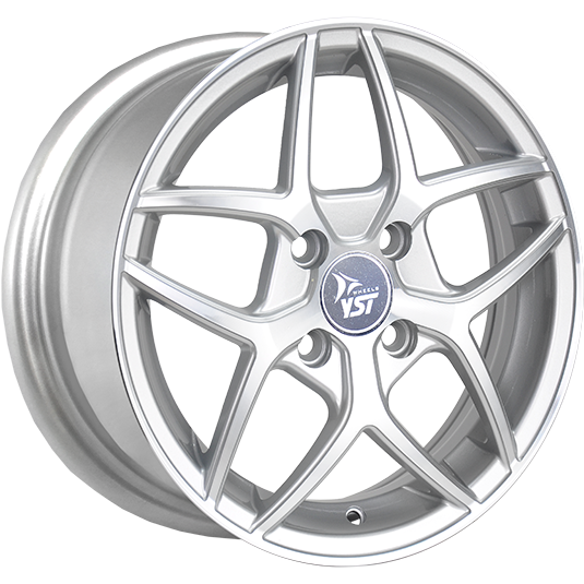 фото диска YST R14 ET35 DIA58,6 PCD:4/98 серебристый полированный