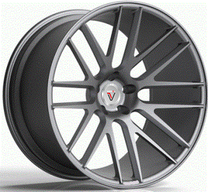 фото диска VISSOL R22 ET45 DIA PCD:5/130 БЛЕСТЯШИЙ ГРАФИТОВЫЙ