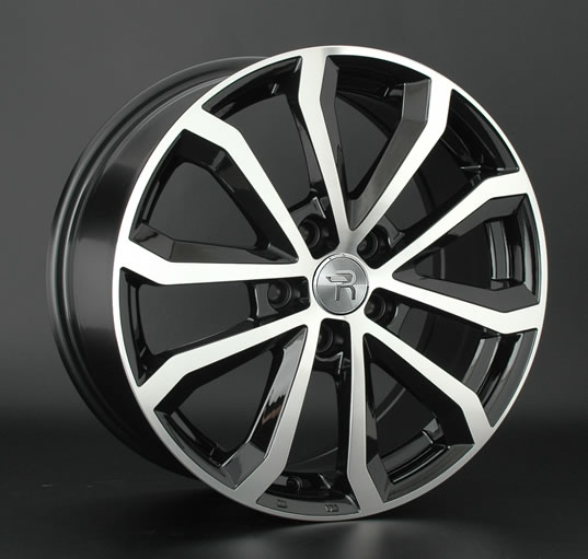 фото диска Replica Replay R17 ET43 DIA57,1 PCD:5/112 ЧЕРНЫЙ ПОЛНОСТЬЮ ПОЛИРОВАННЫЙ