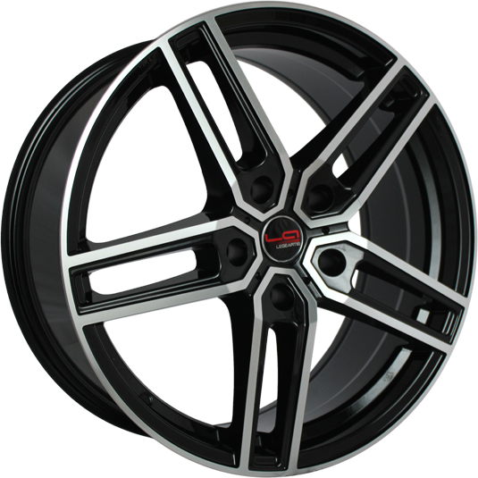 фото диска Replica LA R18 ET30 DIA66,6 PCD:5/112 черный полированный