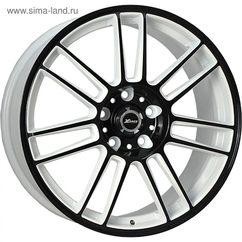 фото диска X-RACE R16 ET38 DIA58,6 PCD:4/98 белый+черный