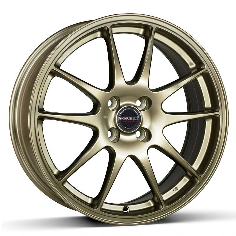 фото диска Borbet R17 ET45 DIA64,1 PCD:4/100 Бронзовый матовый