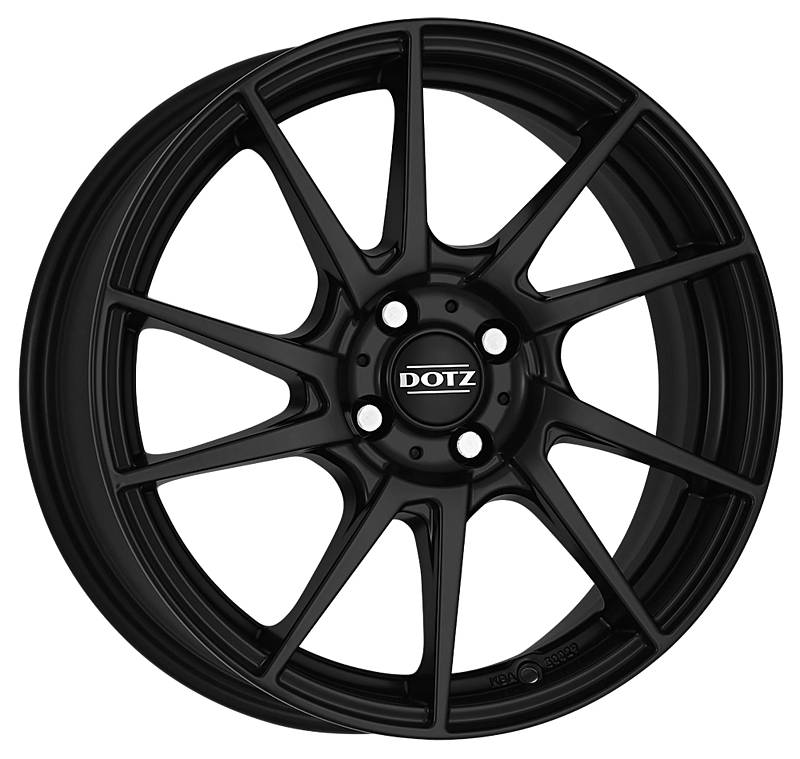 фото диска DOTZ R19 ET48 DIA71,6 PCD:5/114,3 черный матовый